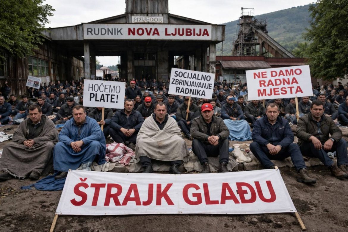 Protest glađu – posljednji oblik borbe radnika „Nove Ljubije“
