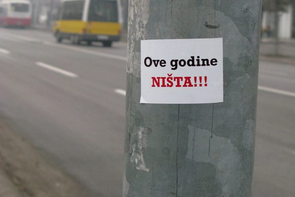 Banja Luka - BiH: 14/12/2013.
Predizborni plakat
Photo: Slobodan Rašić Bobara
